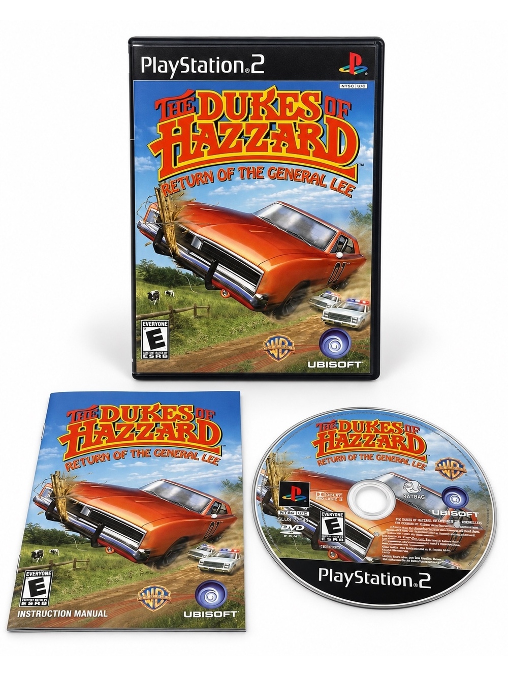 Dukes of Hazzard Return of General Lee PS2 CIB Complete Manual 2004 Ubisoft